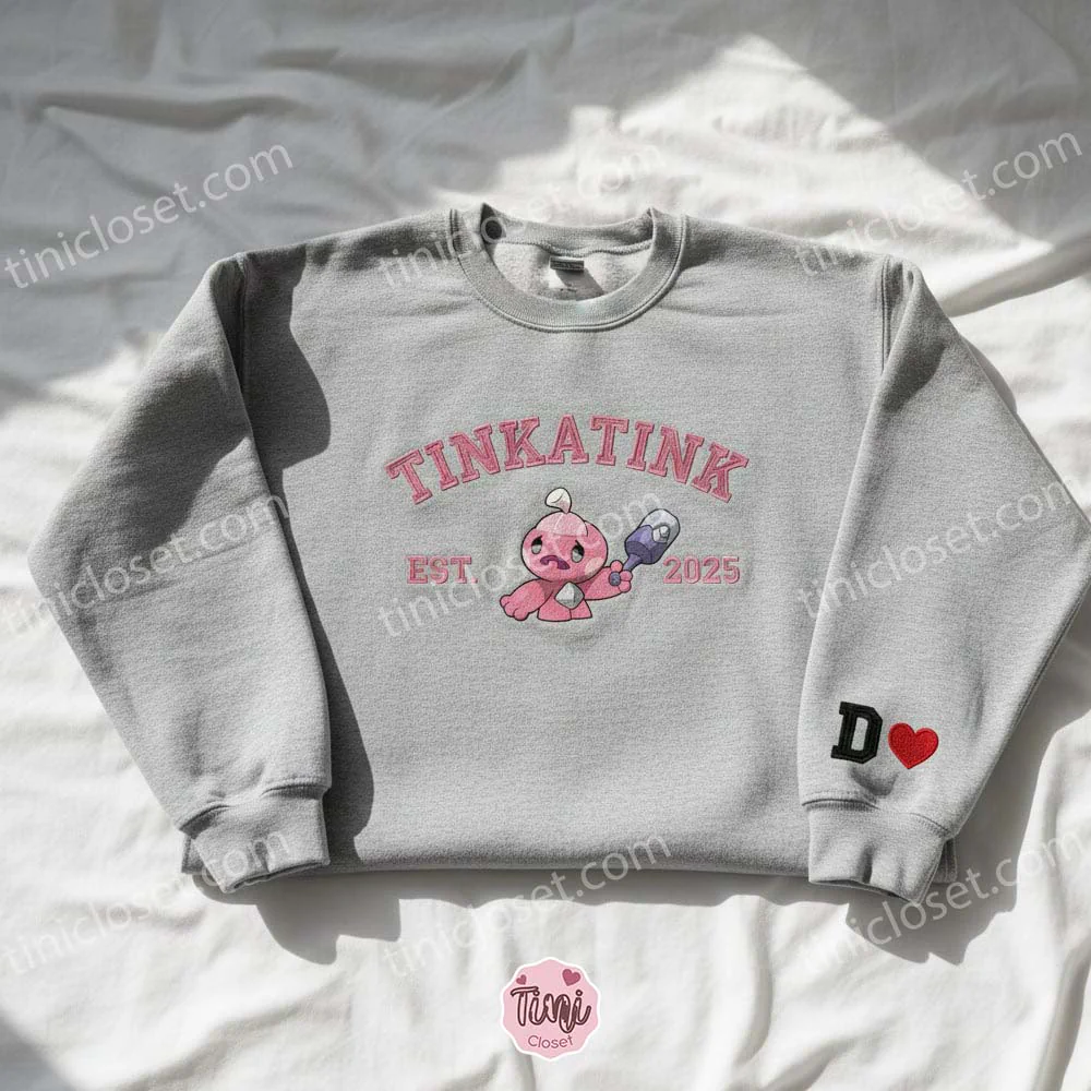 Tinkatink Pokemon Embroidered Shirt