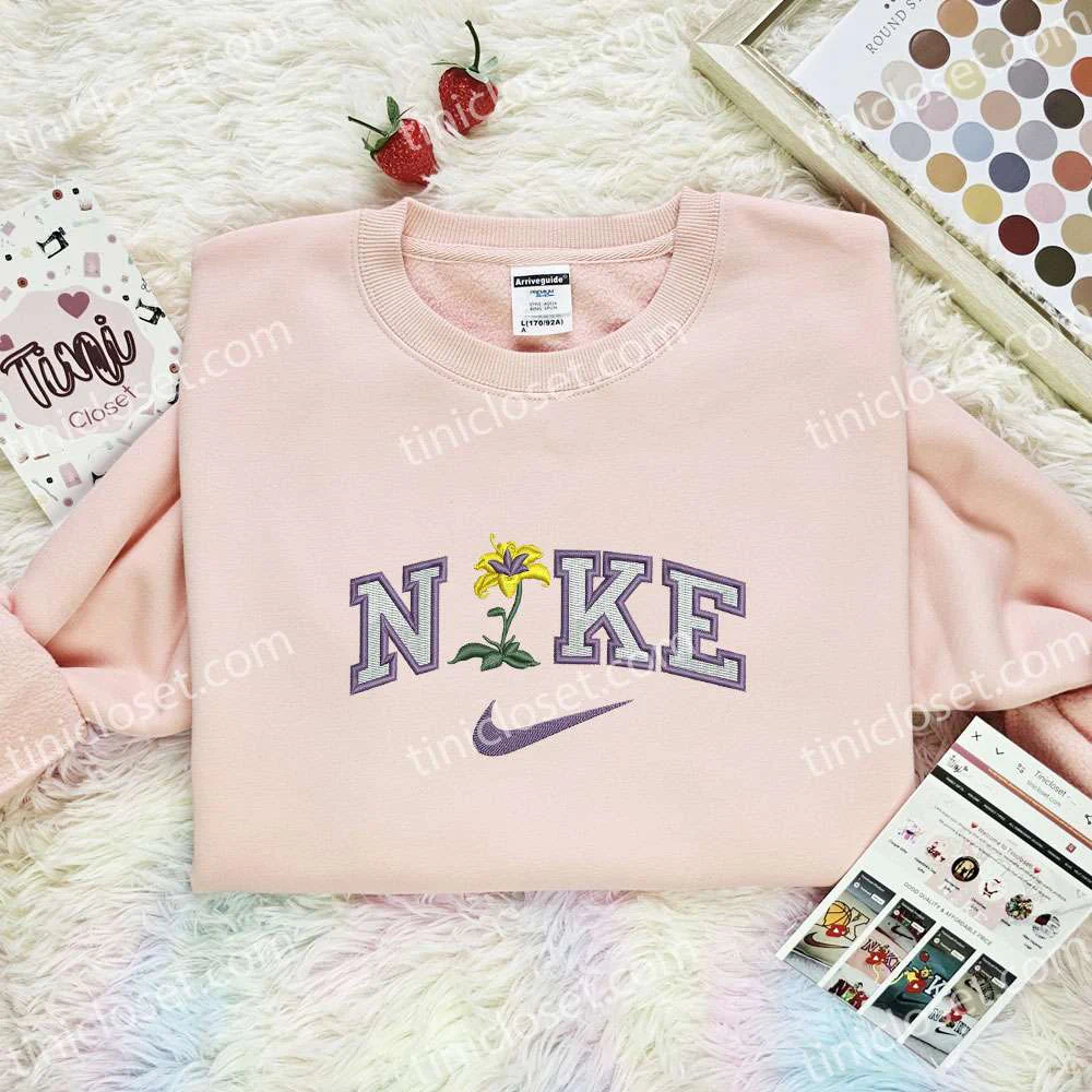 Yellow Flower Nature Embroidered Shirt