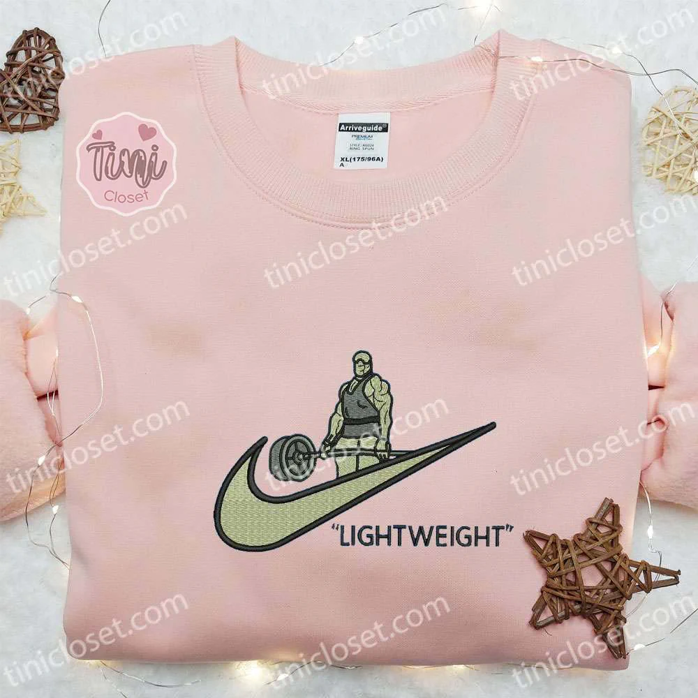 Weightlifter Sports Embroidered Shirt