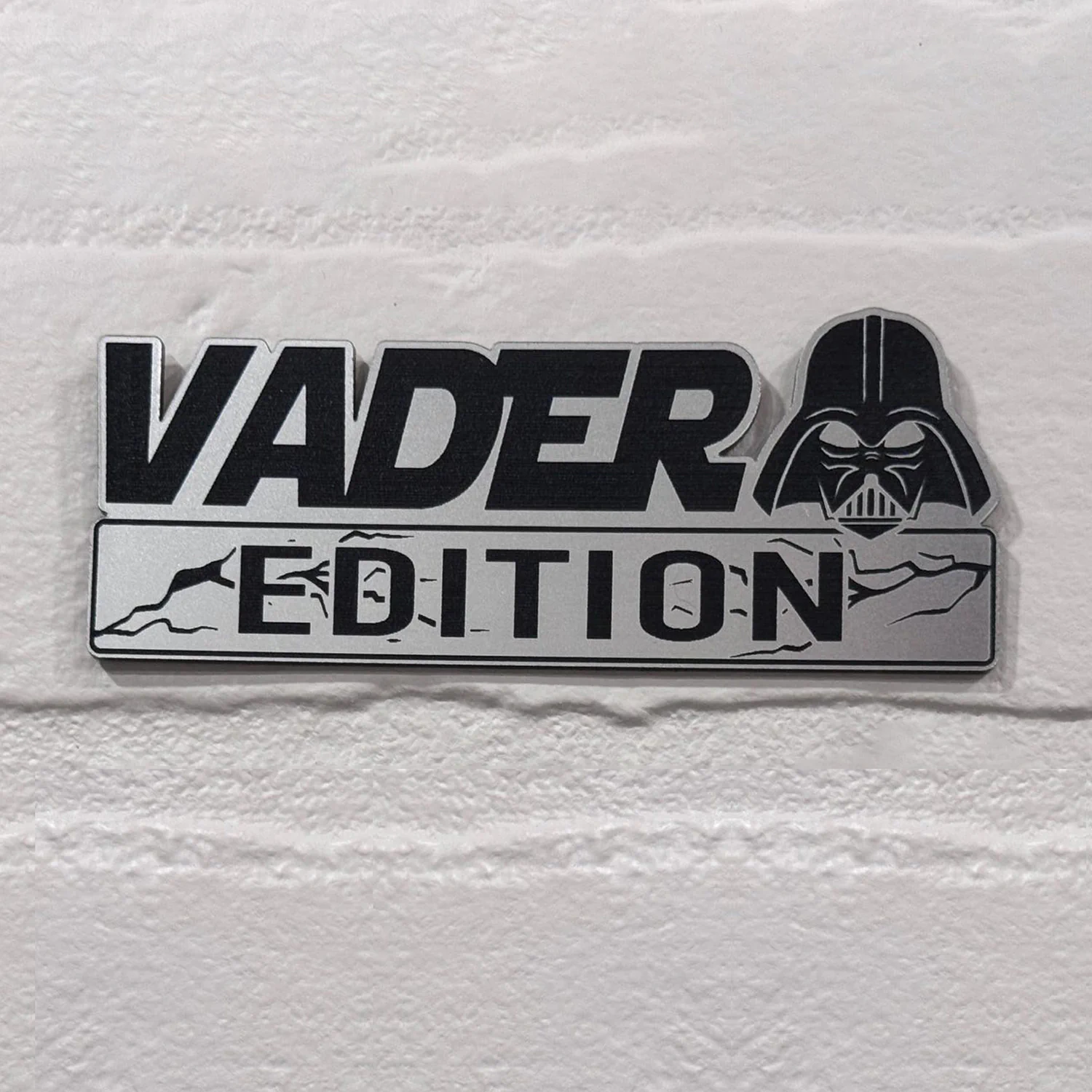 Star Wars Edition Laser Engraved Car Name Emblem Badge, 3D Metal Auto Decal for Car Truck SUV
