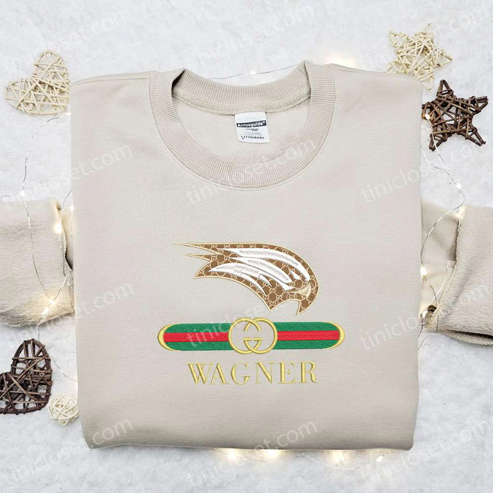 Wagner Seahawks x Gucci NCAA Sports Embroidered Shirt