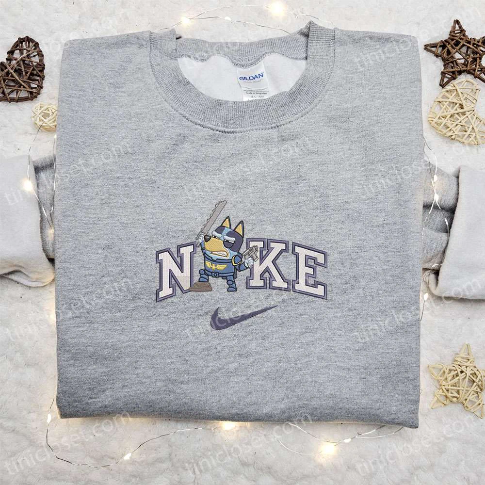 Warhammer Bluey Cartoon Embroidered Shirt