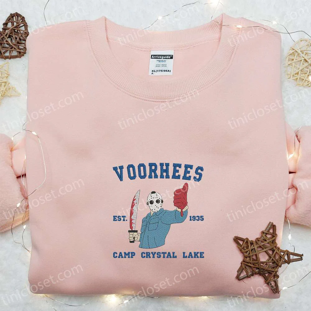 Voorhees Camp Crystal Lake Embroidered Sweatshirt