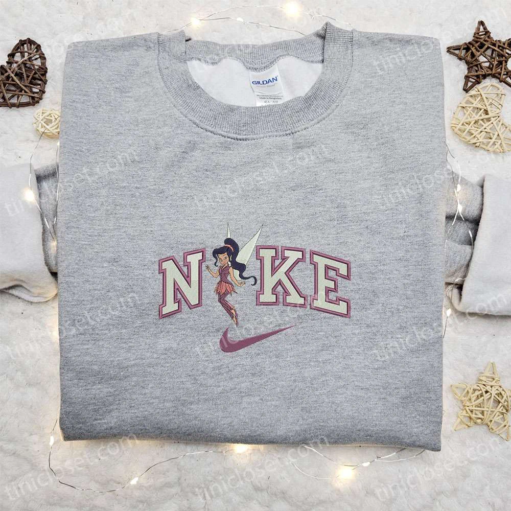 Vidia x Nike Embroidered Sweatshirt, Tinker Bell Disney Embroidered Shirt, The Best Gift