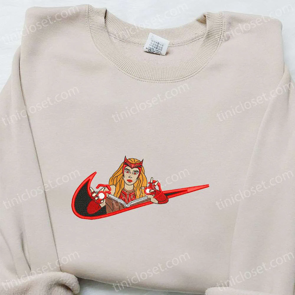 Wanda Marvel Movie Embroidered Shirt