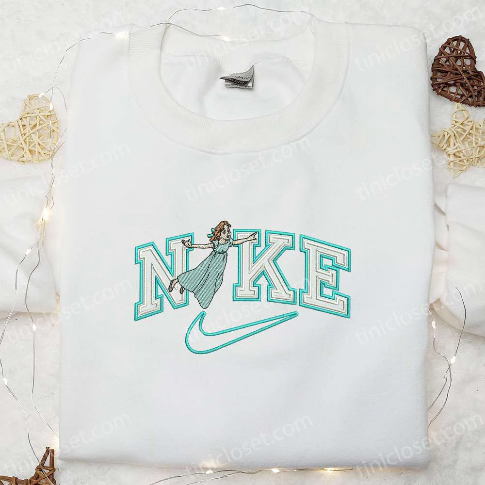 Wendy Peter Pan Disney Characters Embroidered Shirt