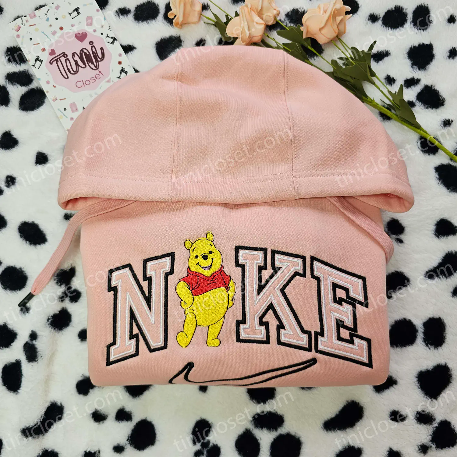 Winnie The Pooh Embroidered Sweatshirt, Pooh Bear Varsity Logo Hoodie, Disney Custom Shirt