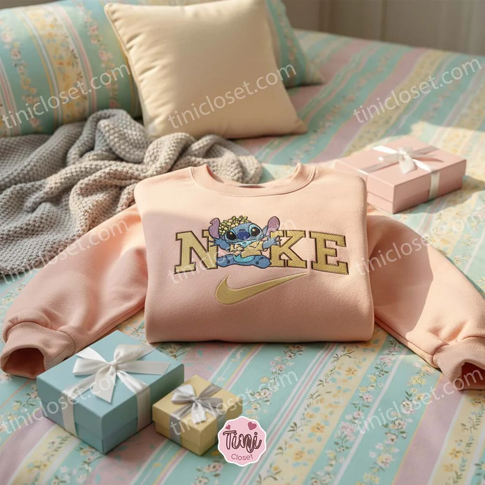 Vintage Disney Embroidered Shirt, Custom Stitch Embroidered Sweatshirt, Retro Experiment 626 Crewneck, Unique Gift for Stitch Lovers