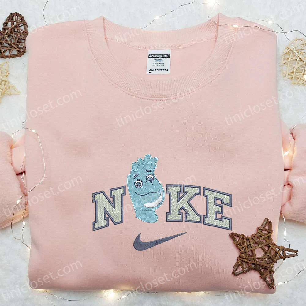 Wade Ripple Elemental Embroidered Sweatshirt, Disney Embroidered Shirt, Nike Inspired Embroidered T-shirt