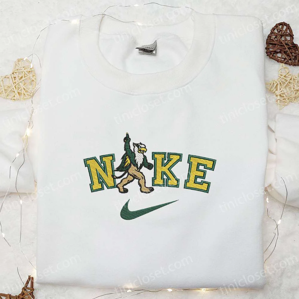 William Mary Tribe x Nike Embroidered Shirt, NCAA Sports Embroidered Hoodie, Best Gift Idea
