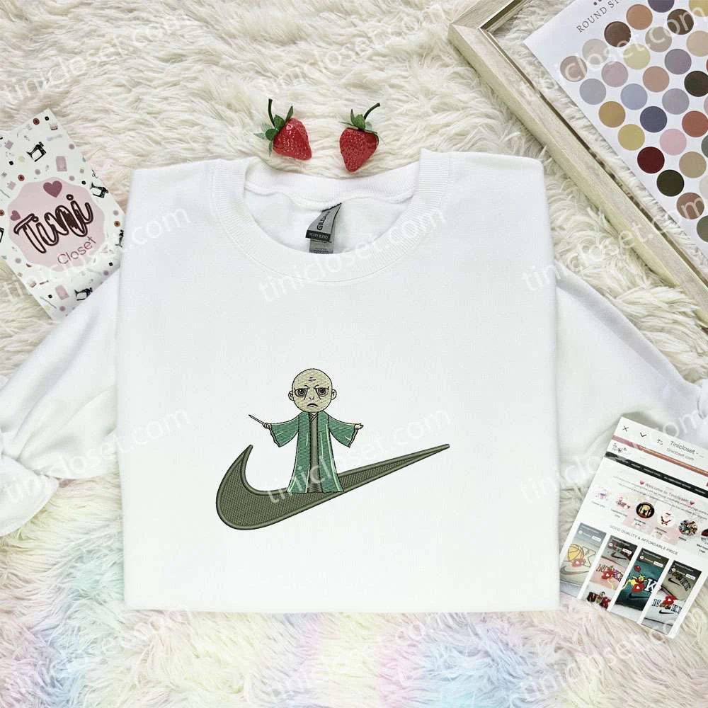 Voldemort Harry Potter Embroidered Shirt, Movie Characters Embroidered Hoodie