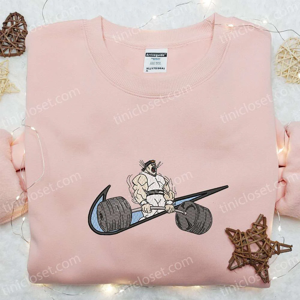 Weightlifter Embroidered Shirt, Sports Embroidered Shirt, Best Gift Idea