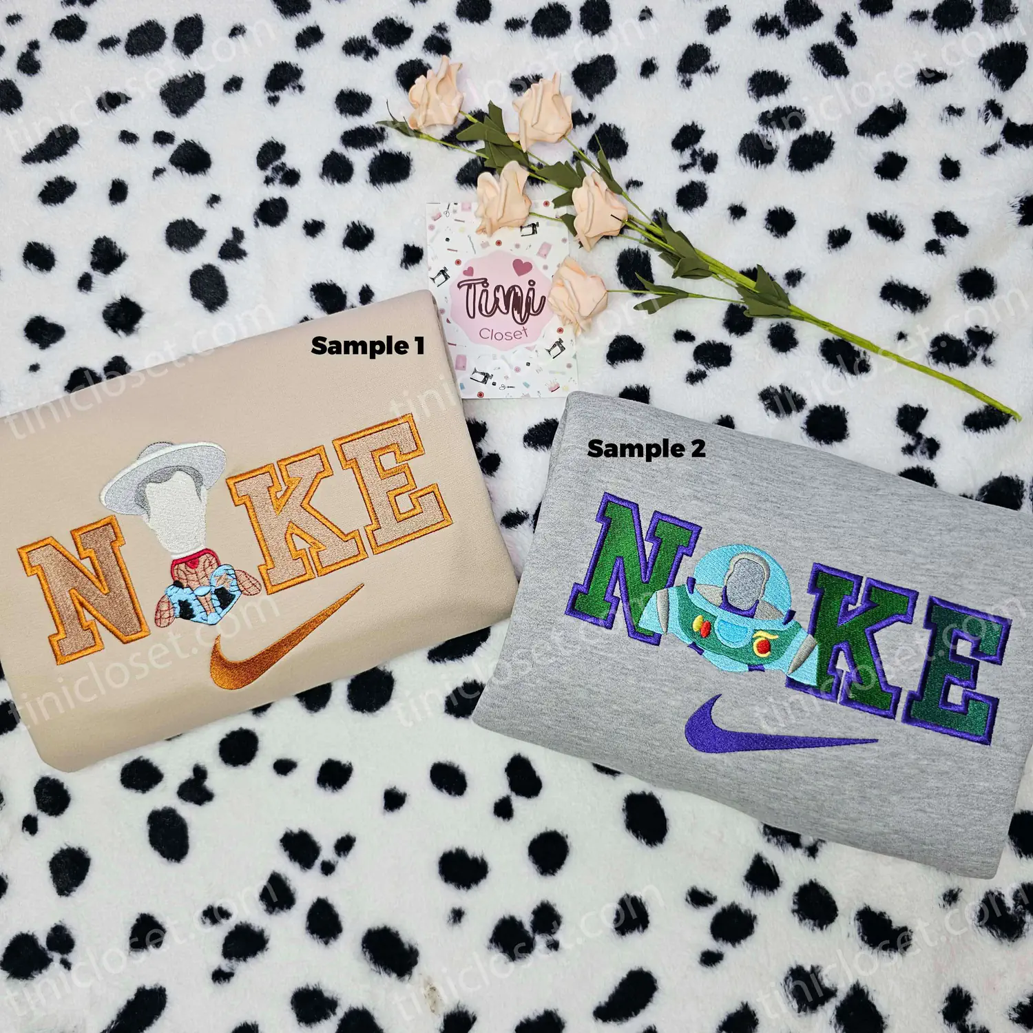 Woody And Buzz Toy Story Embroidered Shirt, Disney Characters Sweatshirt, Couples Embroidered Hoodie