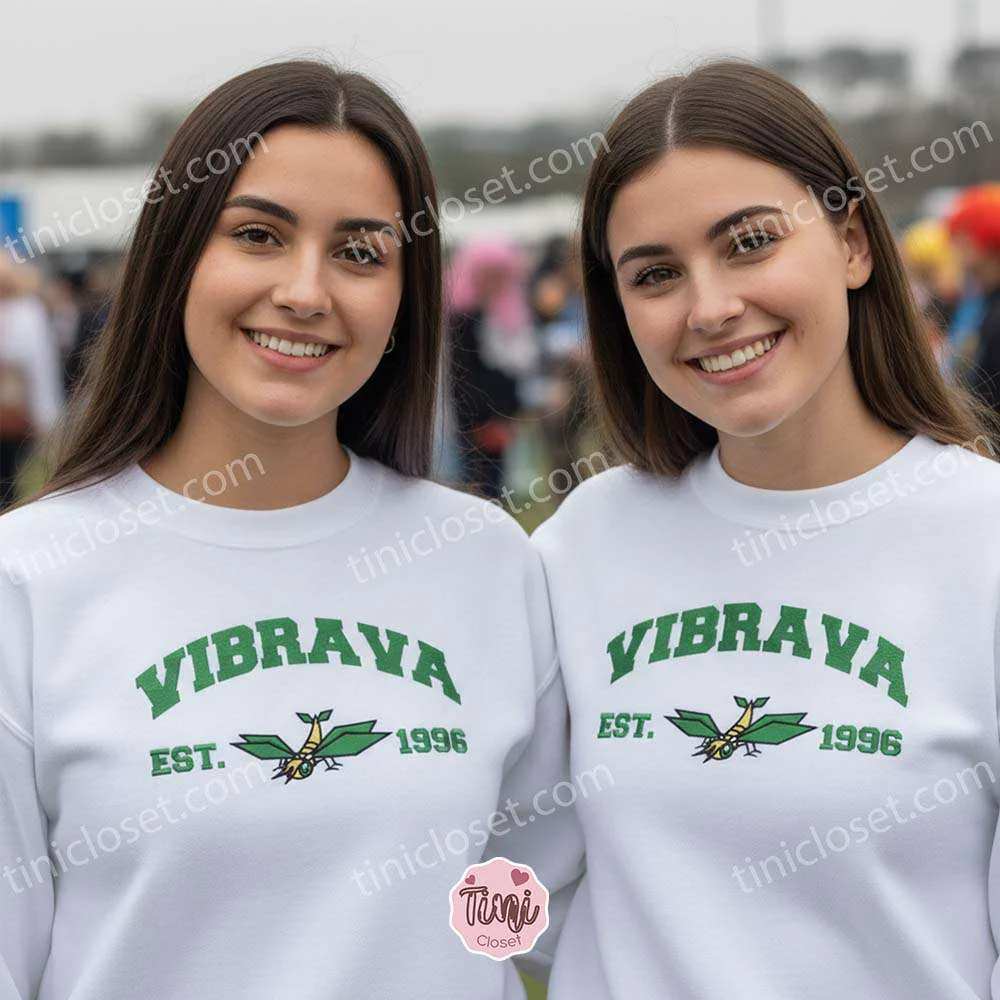 Vibrava Embroidered Sweatshirt, Vintage Est. 1996 Pokemon Crewneck, Hoenn Dragon Type Pullover