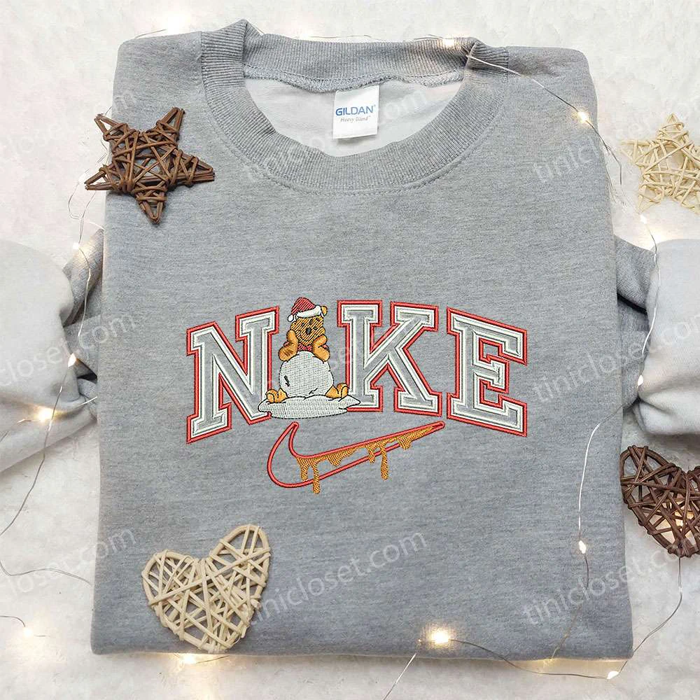 Winnie The Pooh Embroidered Sweatshirt, Winnie The Pooh Disney Embroidered Sweatshirt, Best Christmas Gifts Ideas